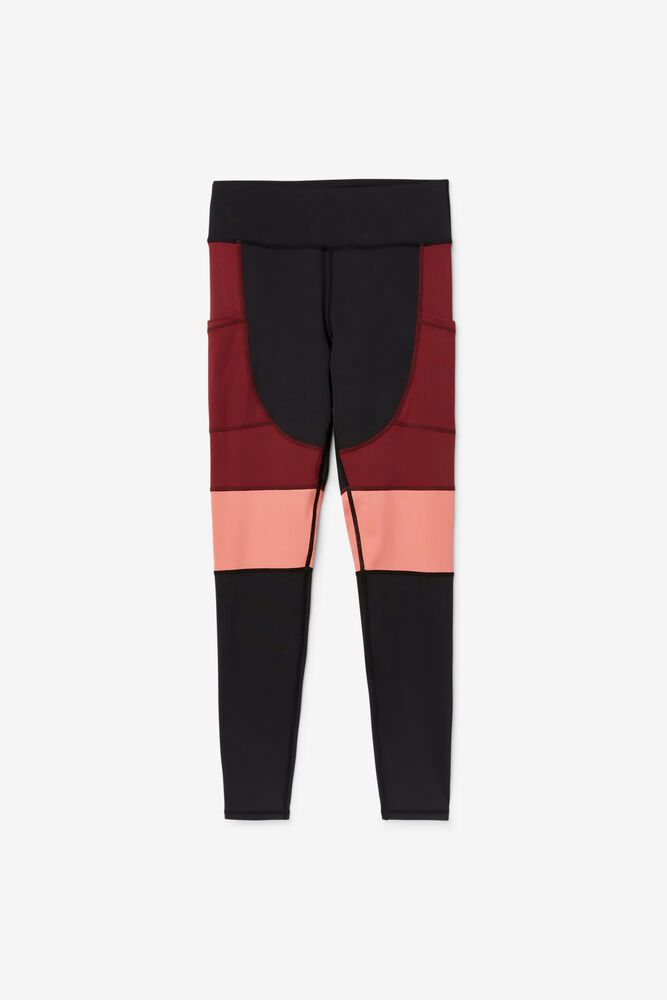 Fila Legging Womens Black - Power Tight - Philippines 5102376-GW